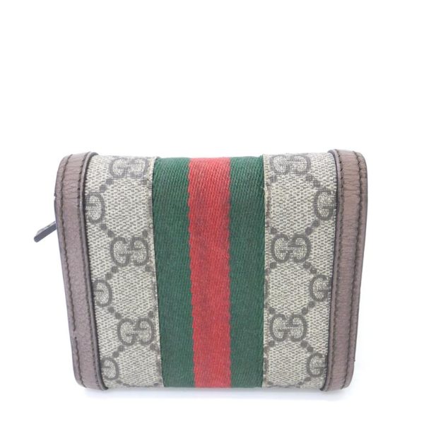 12617 2 Gucci GG Supreme Compact Wallet Ophidia