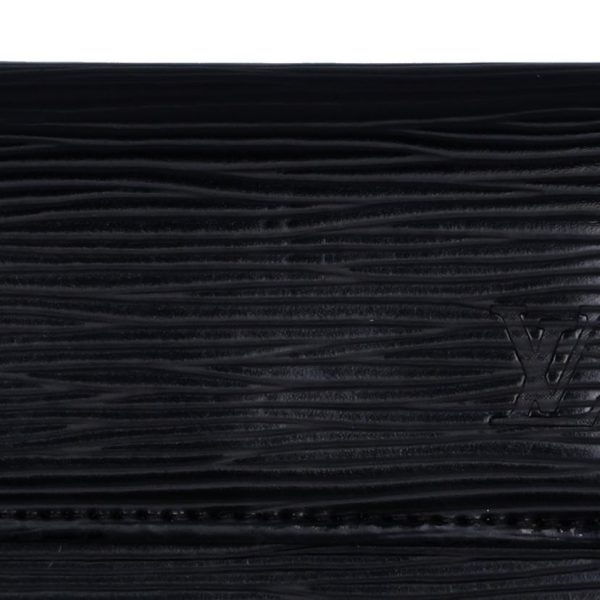 12642 8 Louis Vuitton Multicle 6 Key Case Epi Leather Black