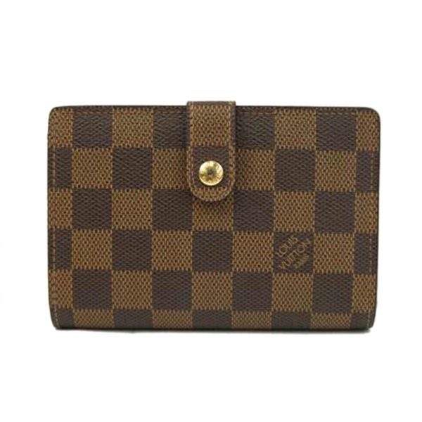 12669 1 Louis Vuitton Viennois Damier Wallet Brown