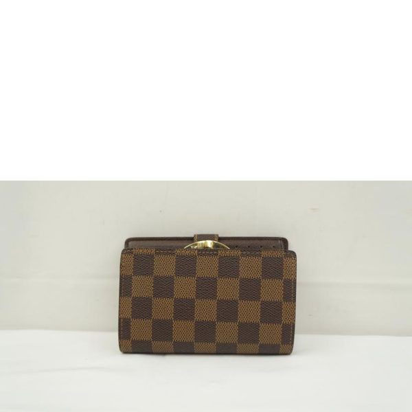 12669 2 Louis Vuitton Viennois Damier Wallet Brown