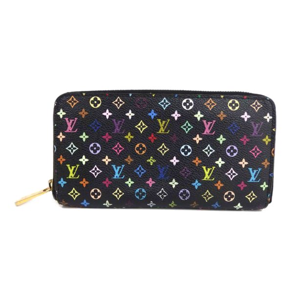 12720 1 Louis Vuitton Zippy Wallet Multicolor Wallet Noir