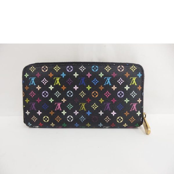 12720 2 Louis Vuitton Zippy Wallet Multicolor Wallet Noir