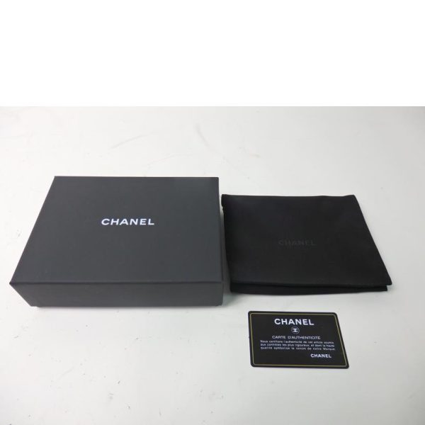 12760 7 Chanel Small Flap Wallet Lambskin Black