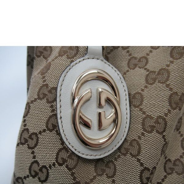 12799 7 Gucci GG Canvas Handbag