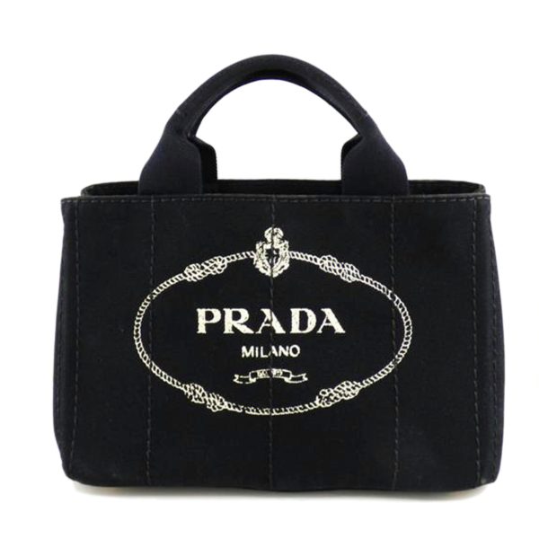 12992 1 PRADA Prada Kanapa Mini Tote Bag Black