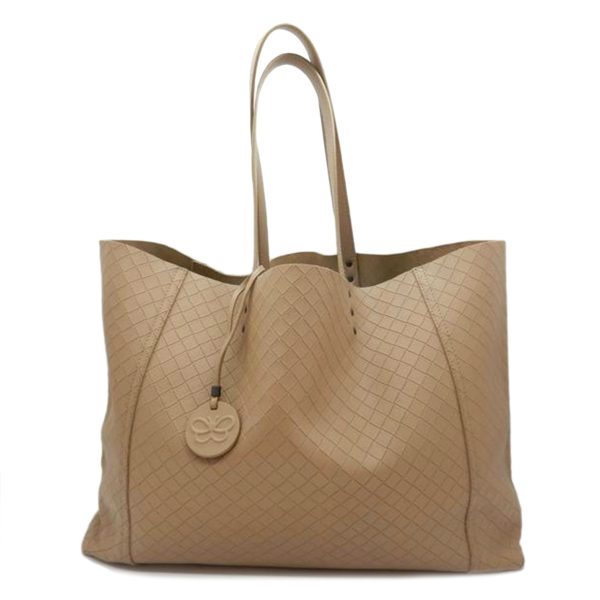 13101 1 Bottega Veneta Intreccio Mirage Bag Pink Beige