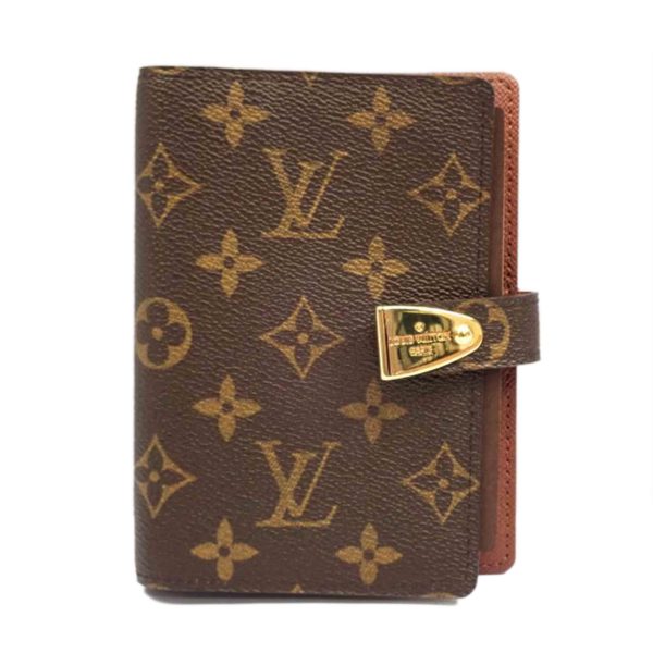 13228 2 Louis Vuitton Agenda Partonnaire PM Monogram Bag Brown