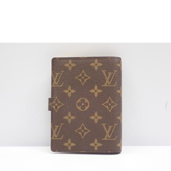 13228 3 Louis Vuitton Agenda Partonnaire PM Monogram Bag Brown