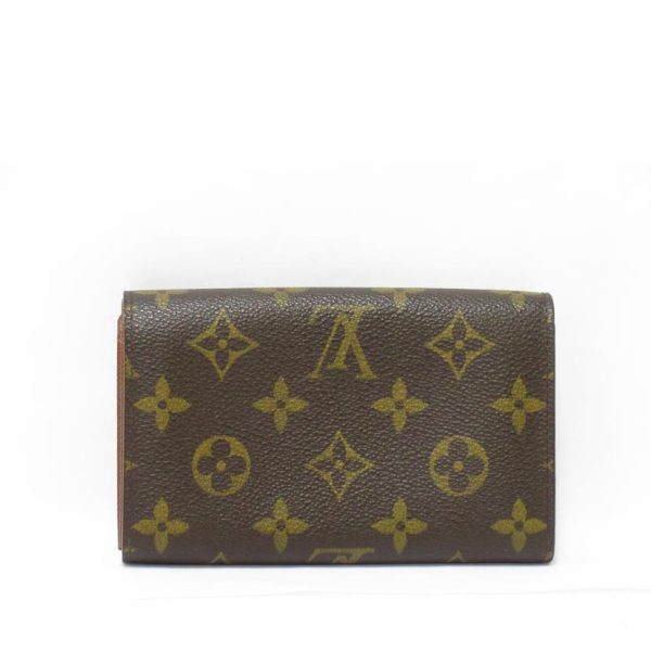 13352 2 Louis Vuitton Porte Monet Bier Tresor Monogram Wallet Brown