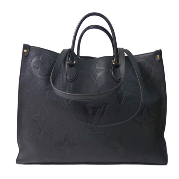 13577 1 Louis Vuitton On the Go GM Tote Bag Empreinte Noir