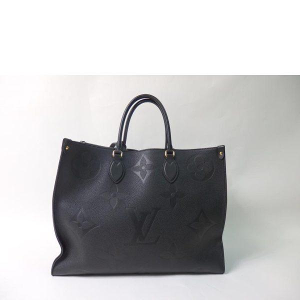 13577 2 Louis Vuitton On the Go GM Tote Bag Empreinte Noir