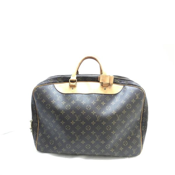 13738 2 Louis Vuitton Alize Monogram Duffel Bag Brown