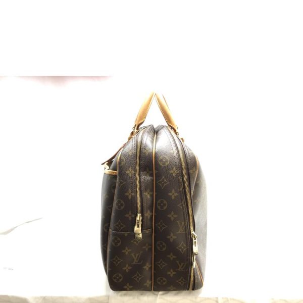 13738 3 Louis Vuitton Alize Monogram Duffel Bag Brown