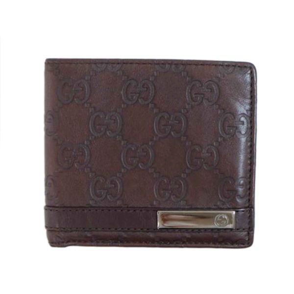 13853 1 Gucci Shima Leather Bifold Wallet