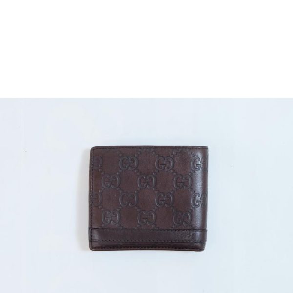 13853 2 Gucci Shima Leather Bifold Wallet