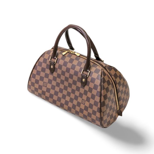 138 01 Louis Vuitton Rivera MM Damier Handbag Brown