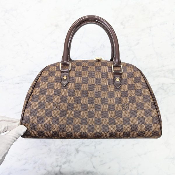 138 03 Louis Vuitton Rivera MM Damier Handbag Brown