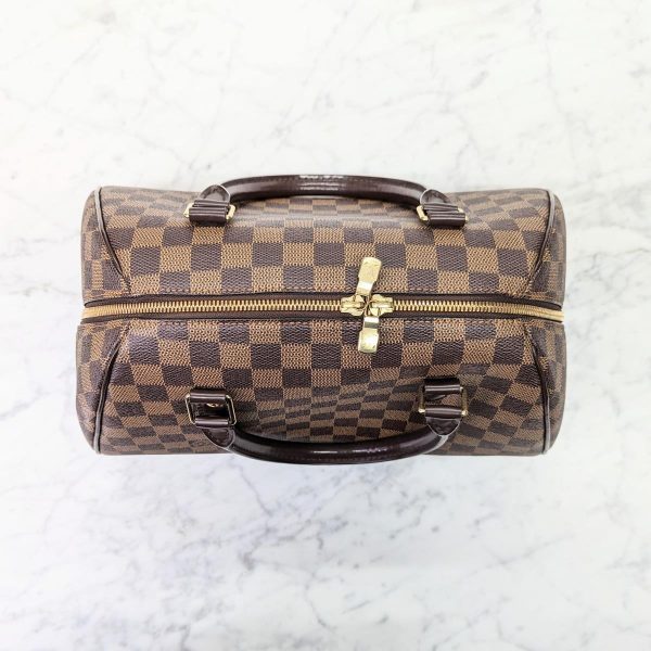 138 04 Louis Vuitton Rivera MM Damier Handbag Brown