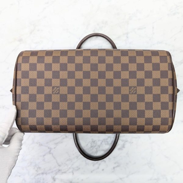 138 05 Louis Vuitton Rivera MM Damier Handbag Brown