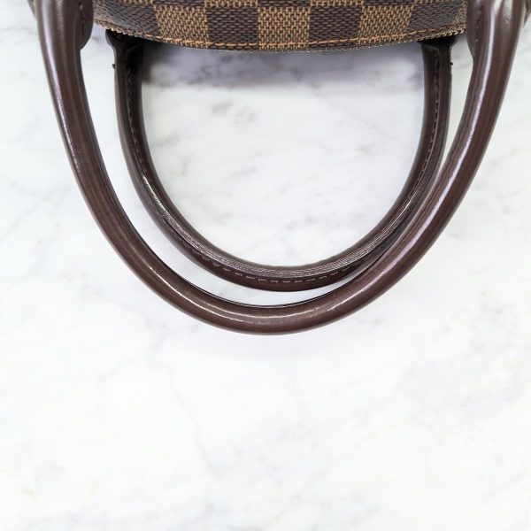 138 12 Louis Vuitton Rivera MM Damier Handbag Brown