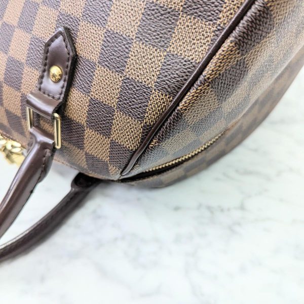 138 18 Louis Vuitton Rivera MM Damier Handbag Brown