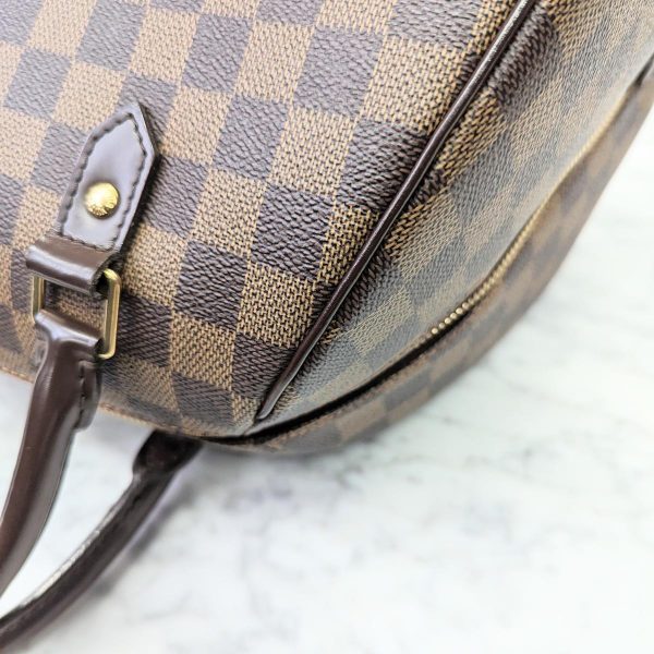 138 20 Louis Vuitton Rivera MM Damier Handbag Brown