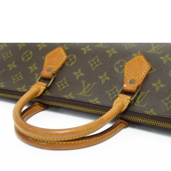 13963 4 Louis Vuitton Sac Triangle Monogram Handbag Brown