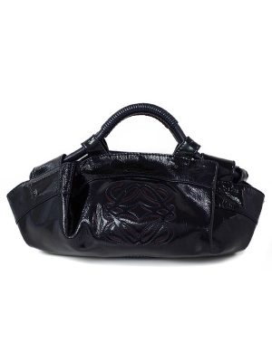 1420010360014 Prada Tessuto Fiocco Ribbon 2WAY Leather Handbag Nero