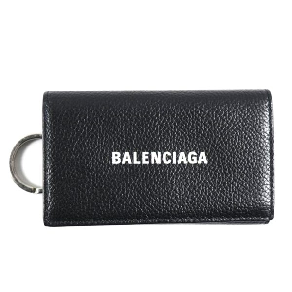 14340 1 Balenciaga 6 Key Case Black