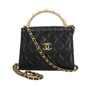 14341 1 Chanel Cambon Line Medium Tote Bag