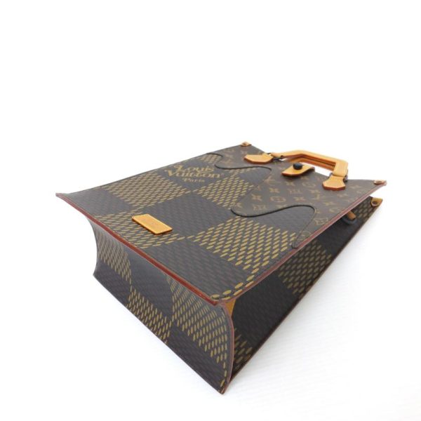 14458 3 Louis Vuitton Mini Tote Damier Giant NIGO Bag Brown