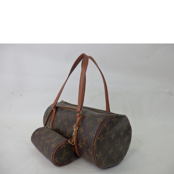 14488 3 Louis Vuitton Papillon Monogram with Pouch Shoulder Bag Brown