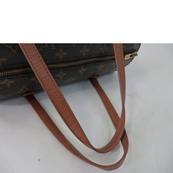 14488 5 Louis Vuitton Papillon Monogram with Pouch Shoulder Bag Brown