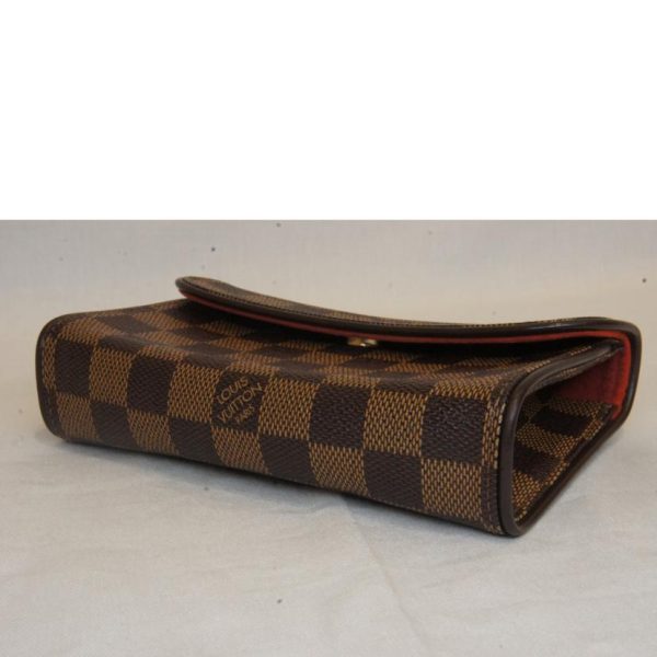 14537 3 Louis Vuitton Pochette Florentine Damier Handbag Brown