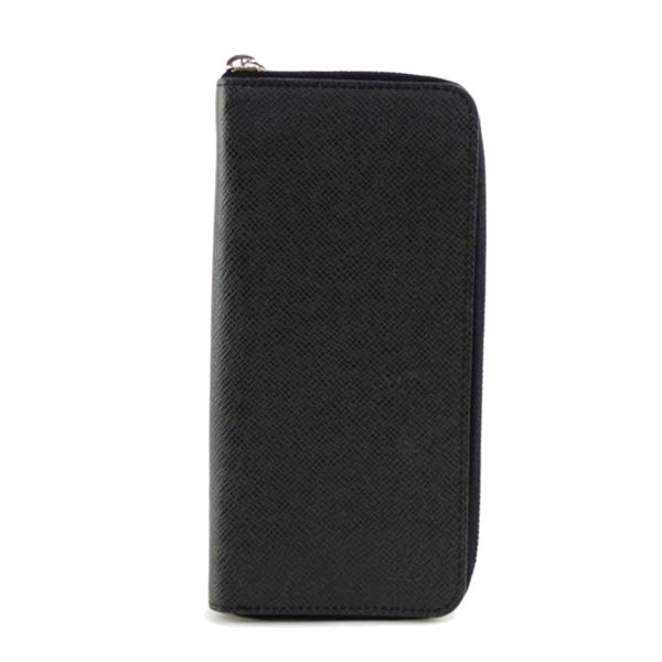 15252 1 Louis Vuitton Zippy Wallet Vertical Taiga Wallet Noir