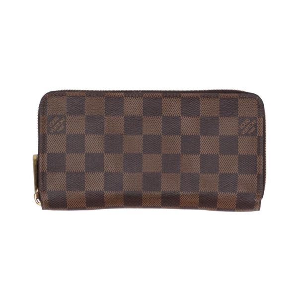 15306 1 Louis Vuitton Zippy Wallet Damier Brown