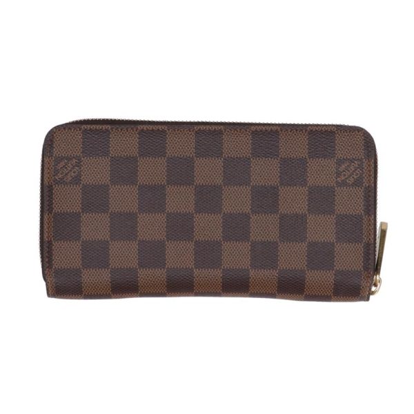 15306 2 Louis Vuitton Zippy Wallet Damier Brown