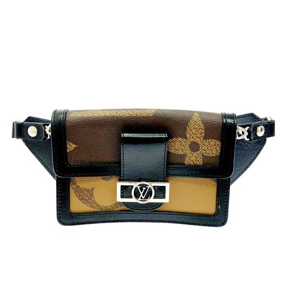 153334 1 Louis Vuitton Monogram Giant Reverse Bum Bag Dauphine Waist Bag