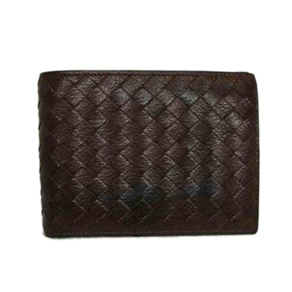 15423 1 Bottega Veneta Intrecciato Bi Fold Wallet