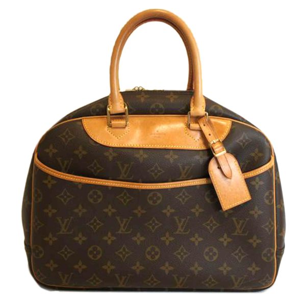 15527 1 Louis Vuitton Bowling Vanity Monogram Handbag Brown