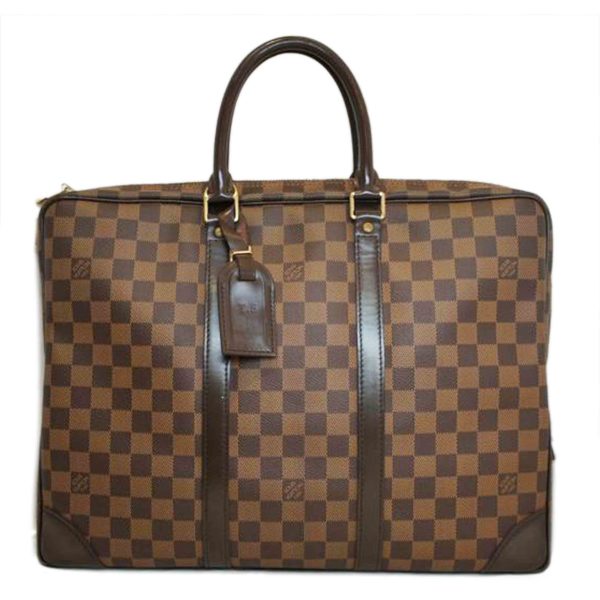 15584 1 Louis Vuitton Porte Document Voyage Damier Briefcase Ebene