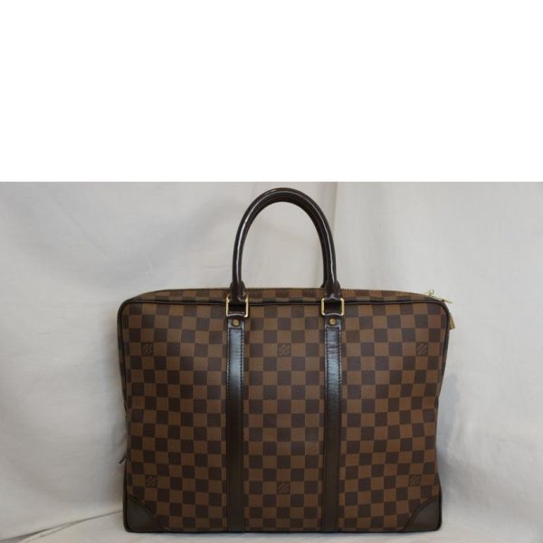 15584 2 Louis Vuitton Porte Document Voyage Damier Briefcase Ebene