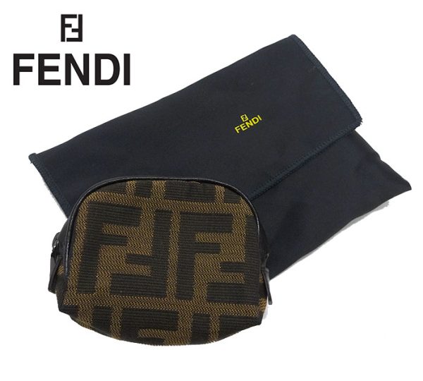 1559 Fendi Zucca Pattern Mini Pouch