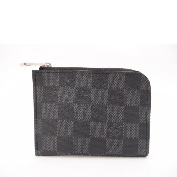 15679 1 Louis Vuitton Portomone NM Damier Graphite Wallet