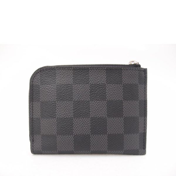 15679 2 Louis Vuitton Portomone NM Damier Graphite Wallet