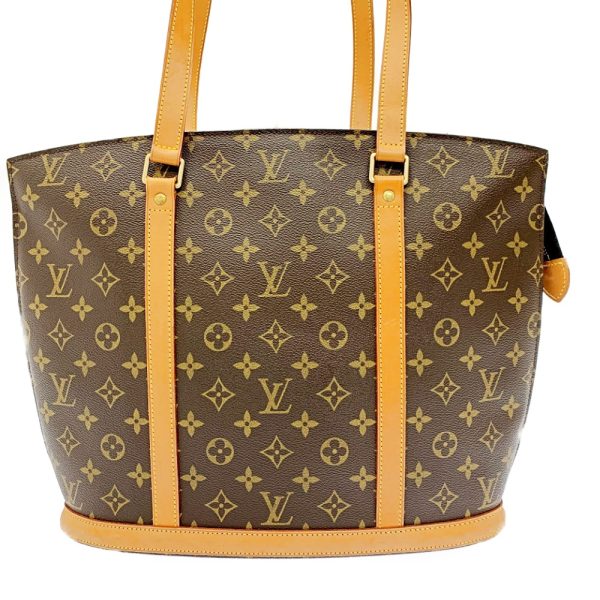 156920 4 Louis Vuitton Monogram Babylon Tote Bag Brown