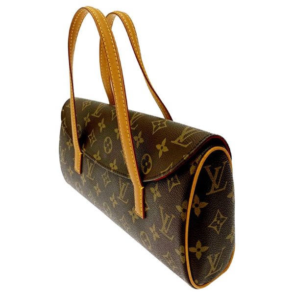 158226 3 Louis Vuitton Monogram Sonatine Handbag Brown