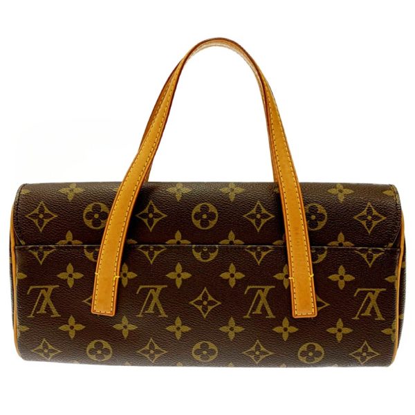 158226 4 Louis Vuitton Monogram Sonatine Handbag Brown