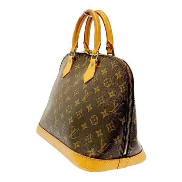 158242 3 Louis Vuitton Monogram Alma PM Handbag Brown