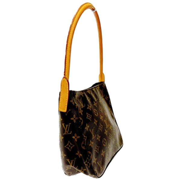 158272 2 Louis Vuitton Monogram Looping MM Shoulder Bag Brown